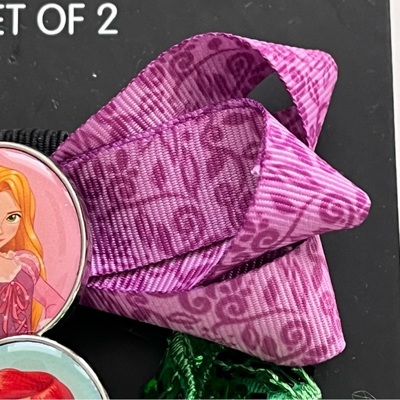 🐾🐈⬛ Disney Tails Pet Collar or Lead Trim - 💜Rapunzel & Ariel 💚 - Picture 5 of 9